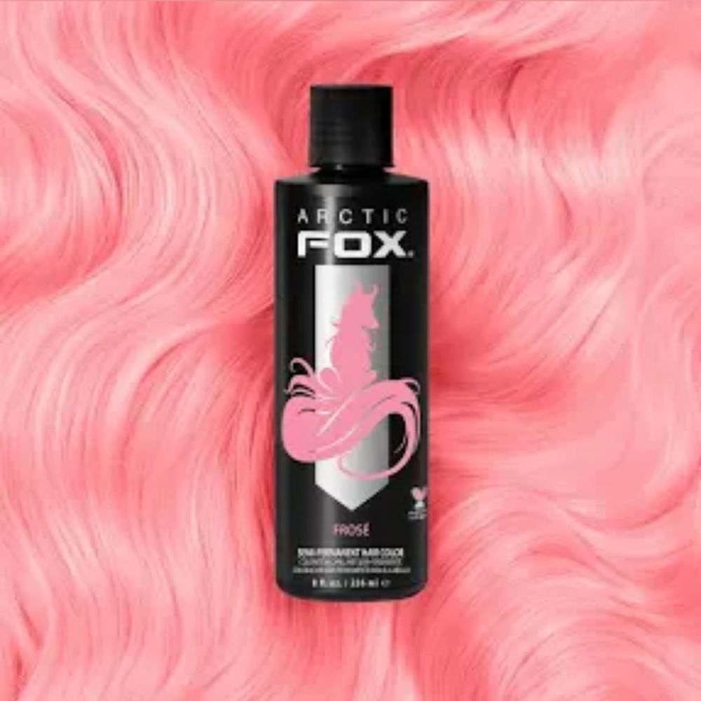 Arctic Fox hair dye, pastel pink hair color